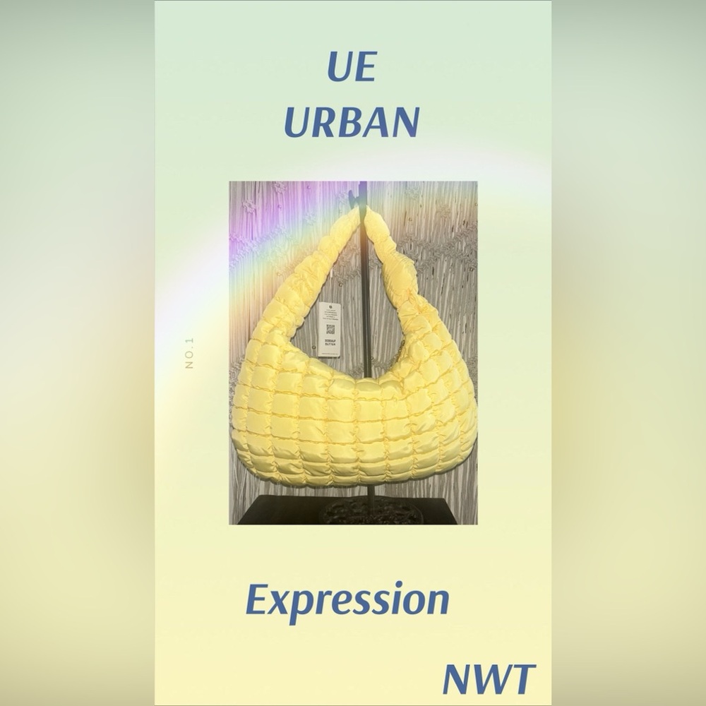 🌝Urban Expressions Sunny Yellow Quilted Bag-NWT🌝